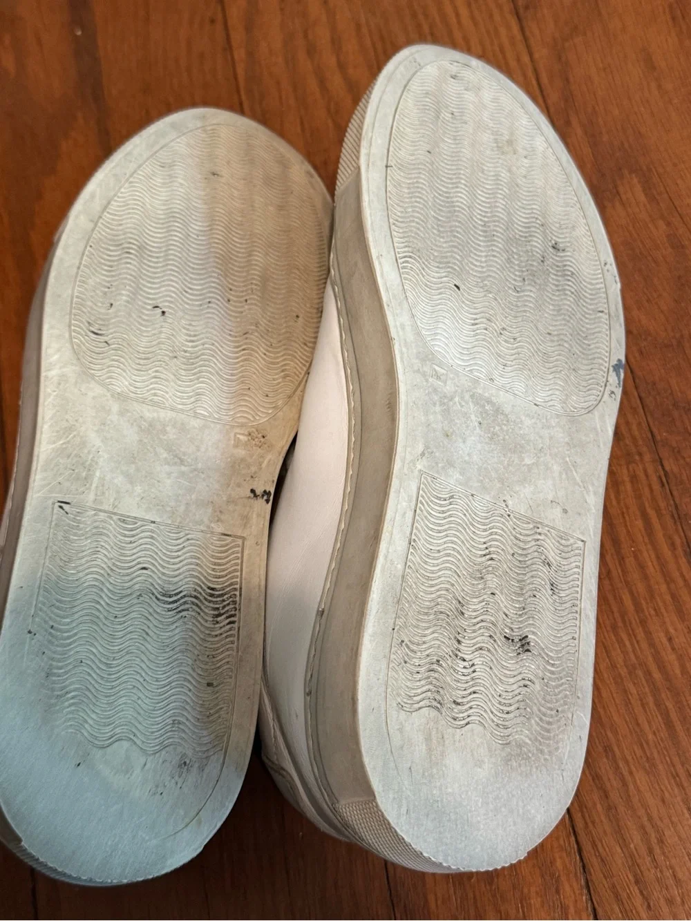 Common Projects White Leather Platform Sneakers Made in Italy EU 38 US Women’s 8